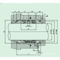 Standard and Double End Mechanical Seal for Pumpe (HUU803)